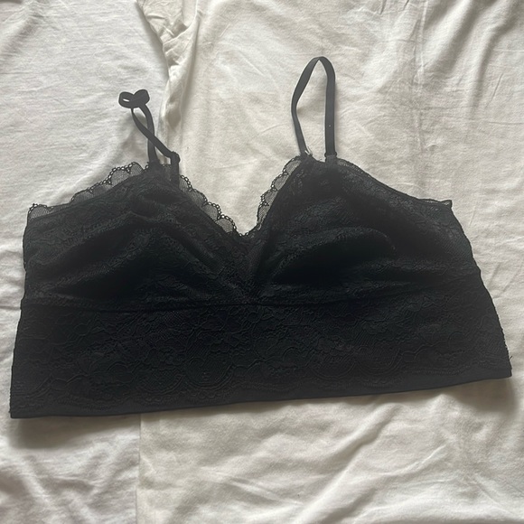 Other - Lily of France black lace bralette in Size M